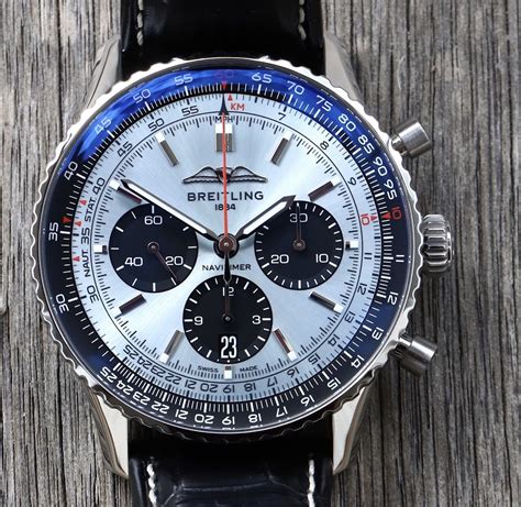 breitling ice blue navitimer|breitling navitimer 43 price.